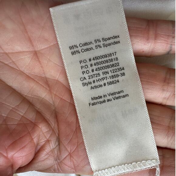 Wilfred Free White U-Neck Bodysuit XS Aritzia Minimalist Thin Stretch - Picture 10 of 12